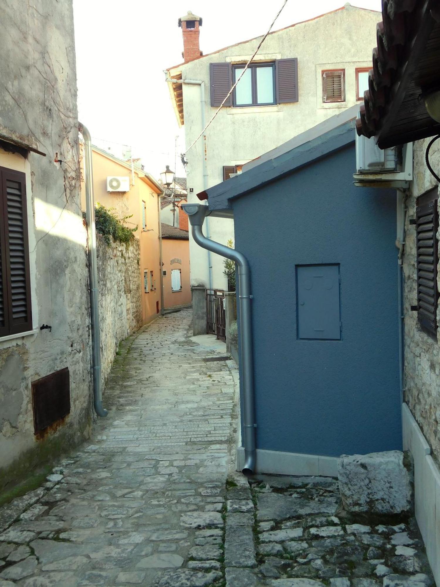 Bezauberndes Steinhaus Mit Garten In Der Altstadt Von ロヴィニ エクステリア 写真
